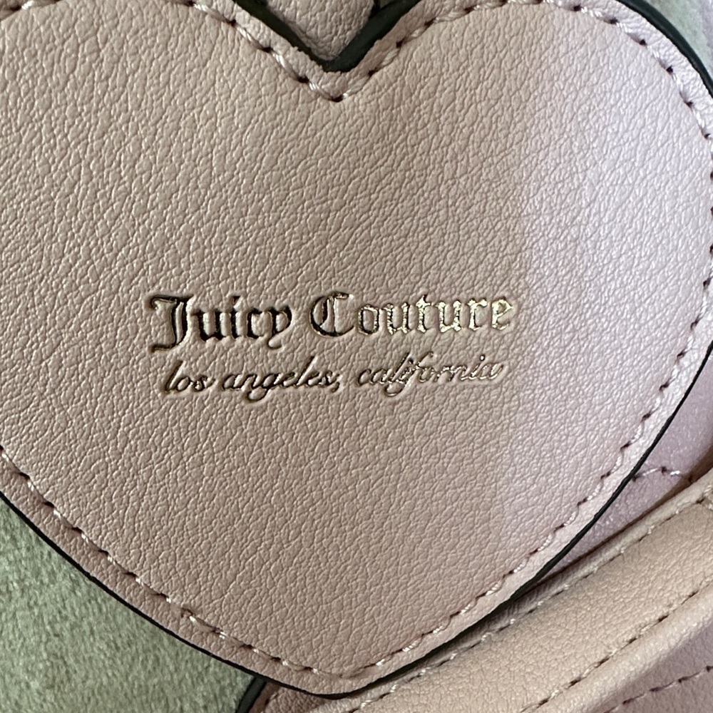 Juicy Couture Pink and Tan Satchel with Embroidery - Picture 3 of 12